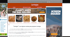 Desktop Screenshot of lentejas.net