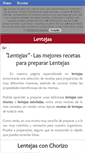 Mobile Screenshot of lentejas.net